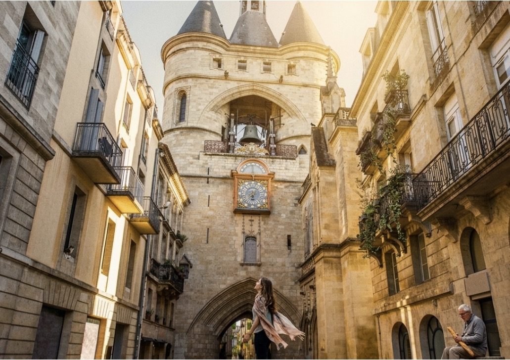 La Grosse Cloche de Bordeaux, monument médiéval du quartier Saint-Éloi, étape incontournable d'un week-end à Bordeaux